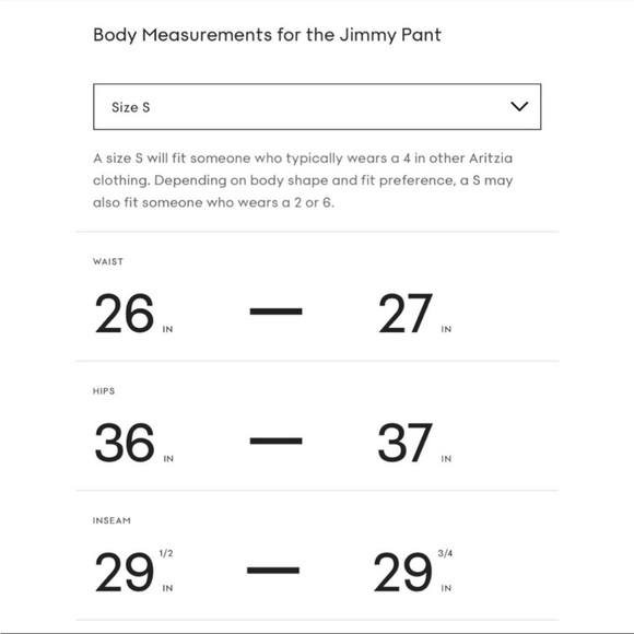 Aritzia, The Group Jimmy Pant Size S. - Picture 2 of 4